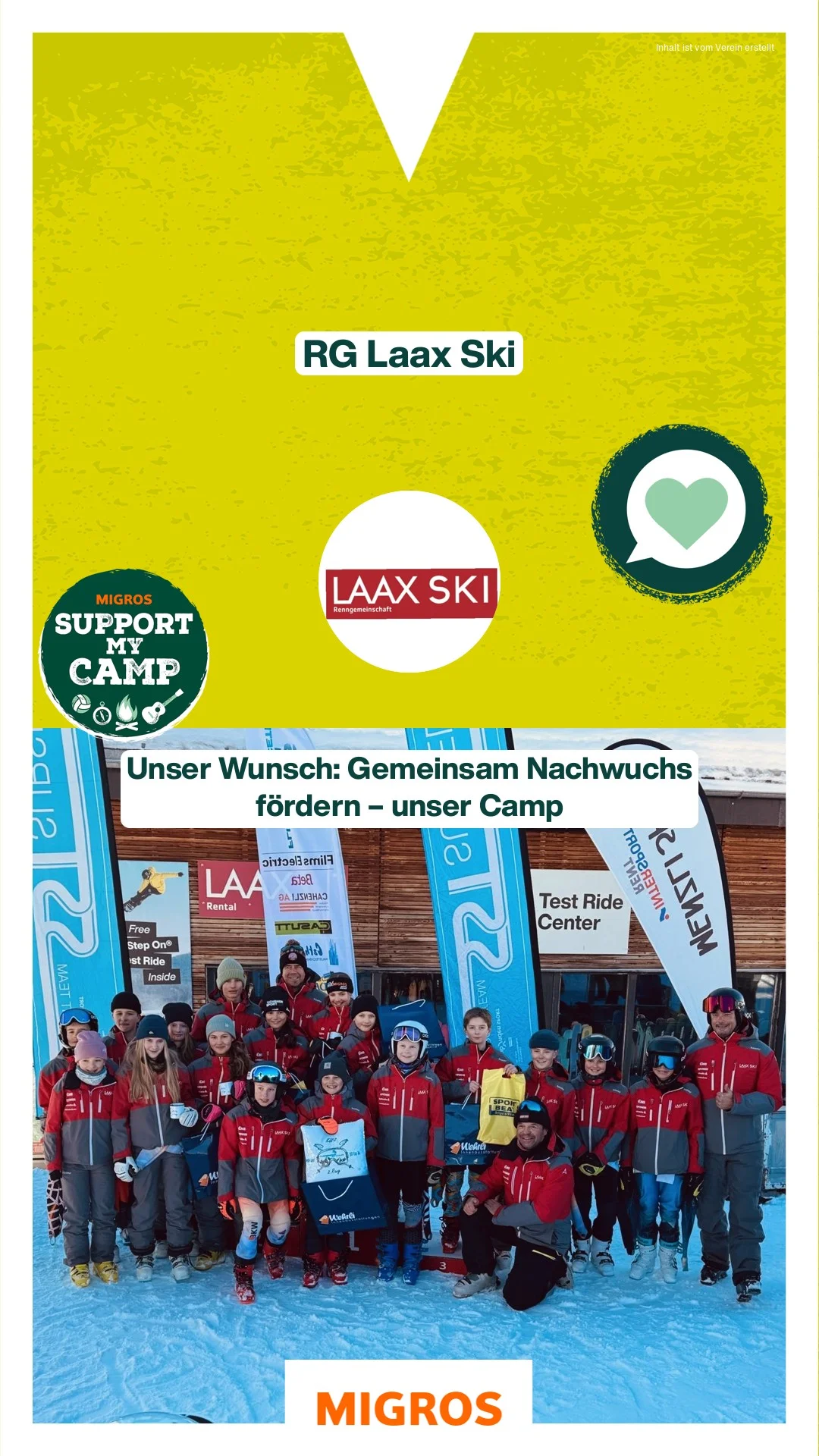 Migros Support my Camp